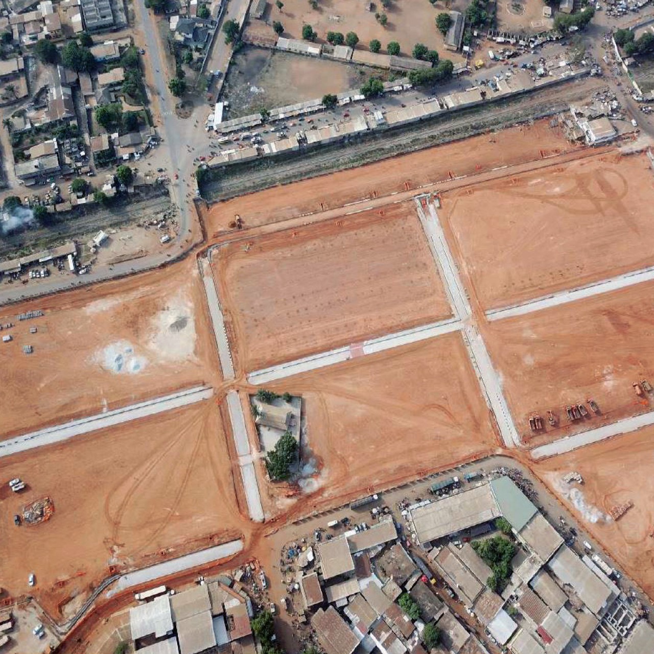 Le chantier du Grand Marché de Bouaké 2021_bke