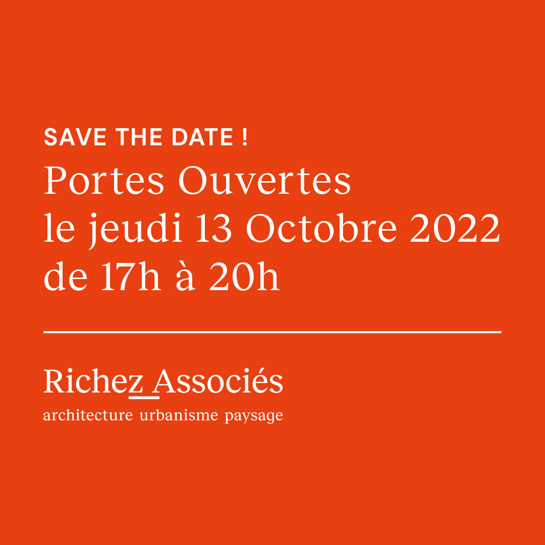 Opération Portes ouvertes chez Richez_Associés savethedate_brique