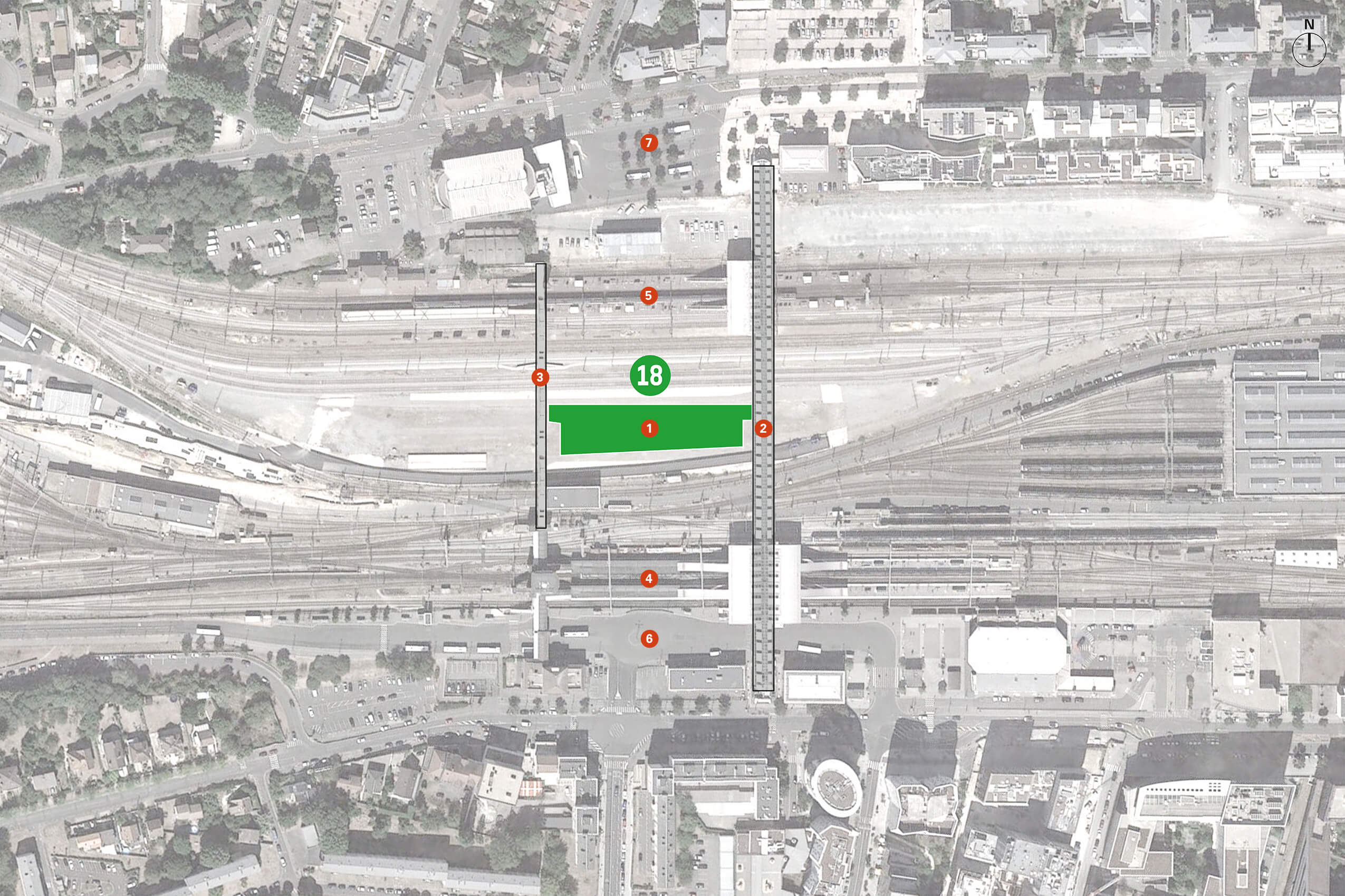 La gare de Massy-Palaiseau pour la ligne 18 mas_carte-situation