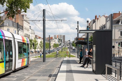 Angers LRT line B richez-associes-tram-angers-5