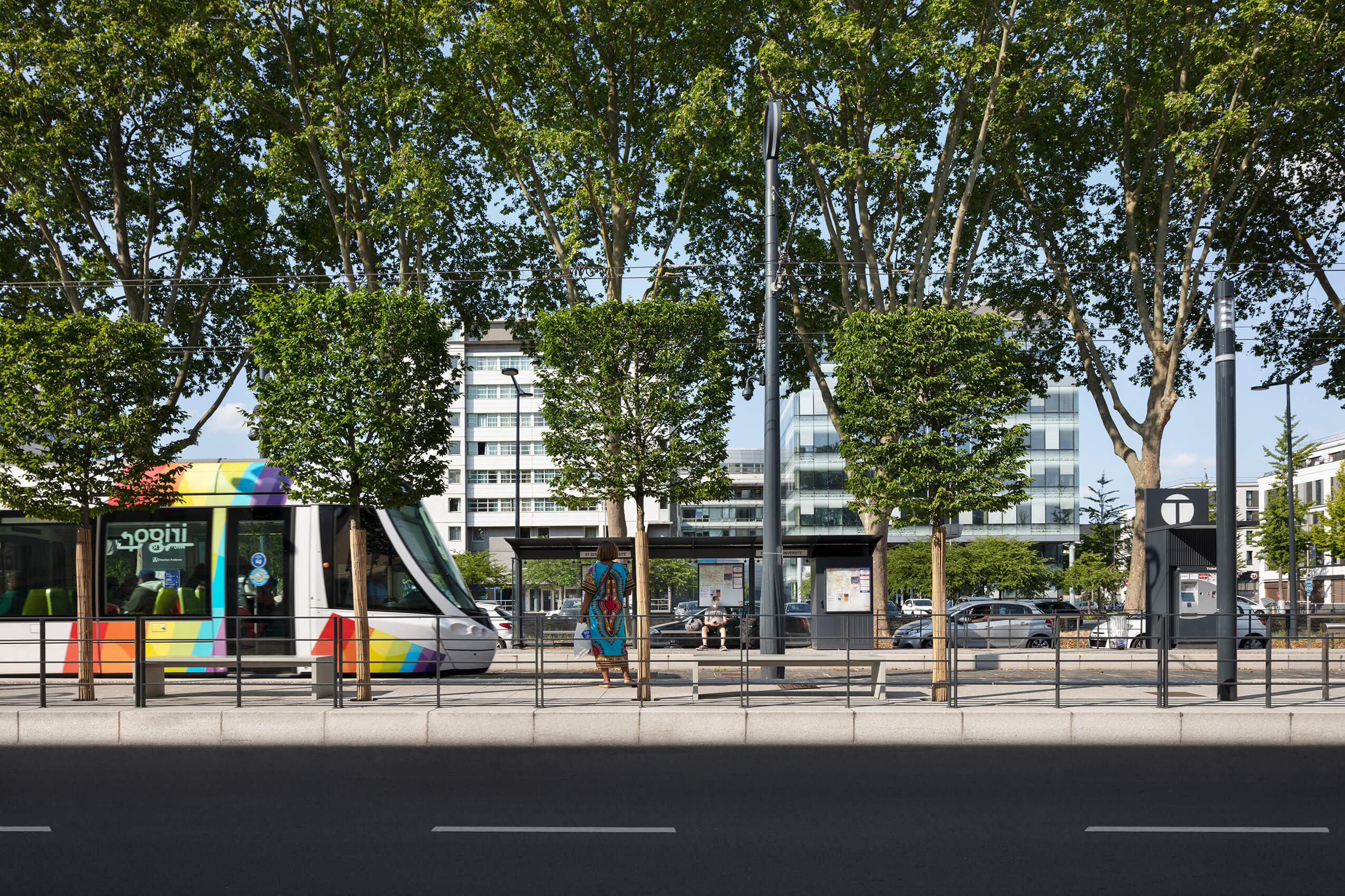 Angers LRT line B richez-associes-tram-angers-7