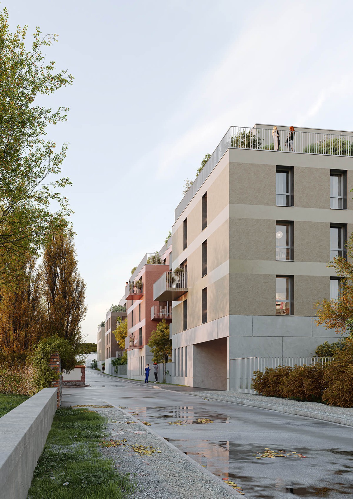 The transformation of the Moulin Vert estate vue_rue_hdv3