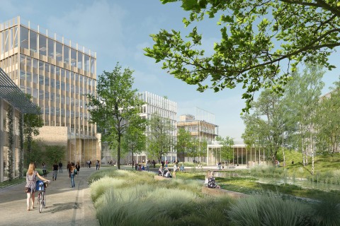 Le campus mixte Ulys richez_campus_vue-parvis_bd