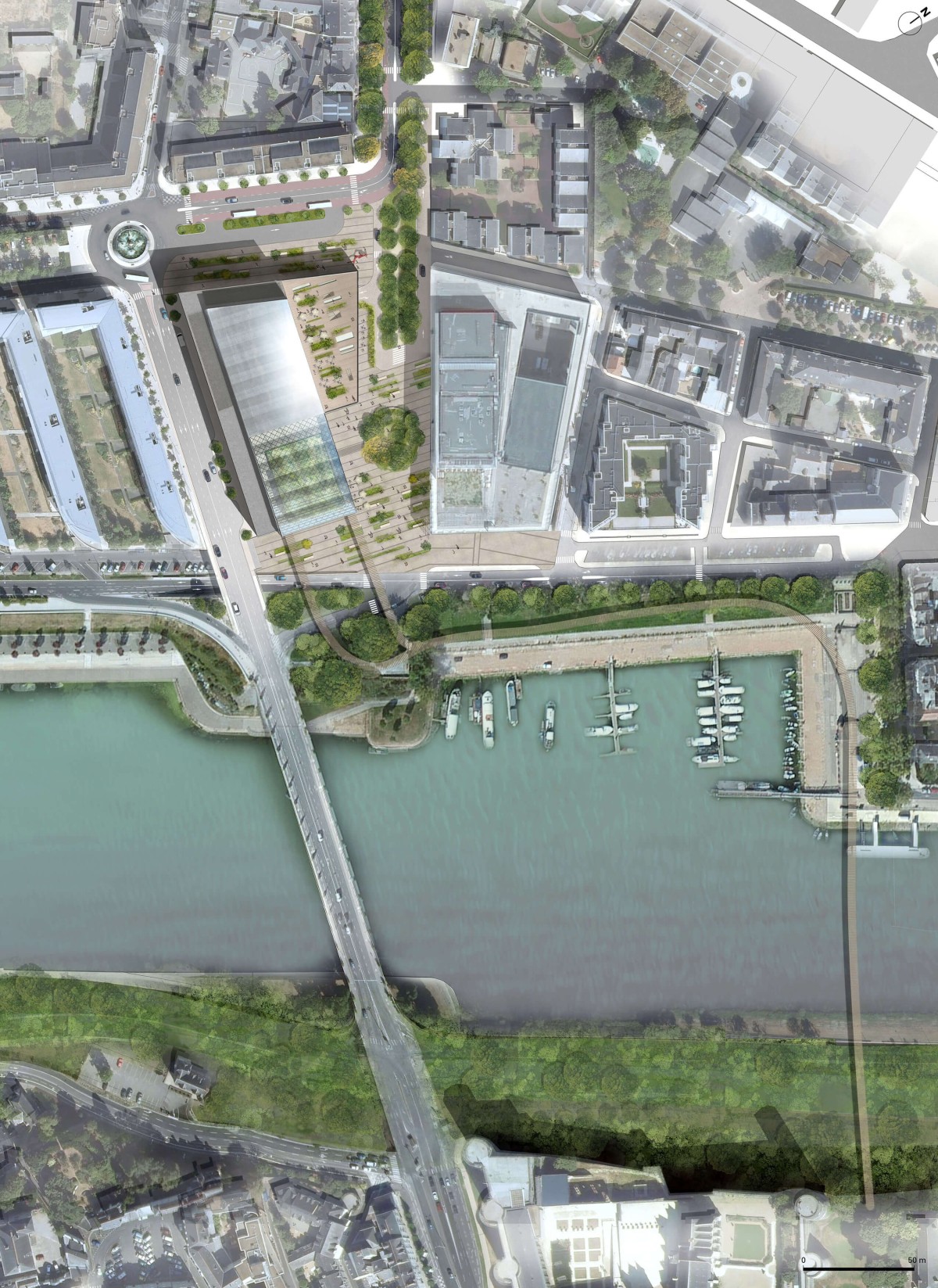 Le centre de congrès et sa salle symphonique ang_plan_masse