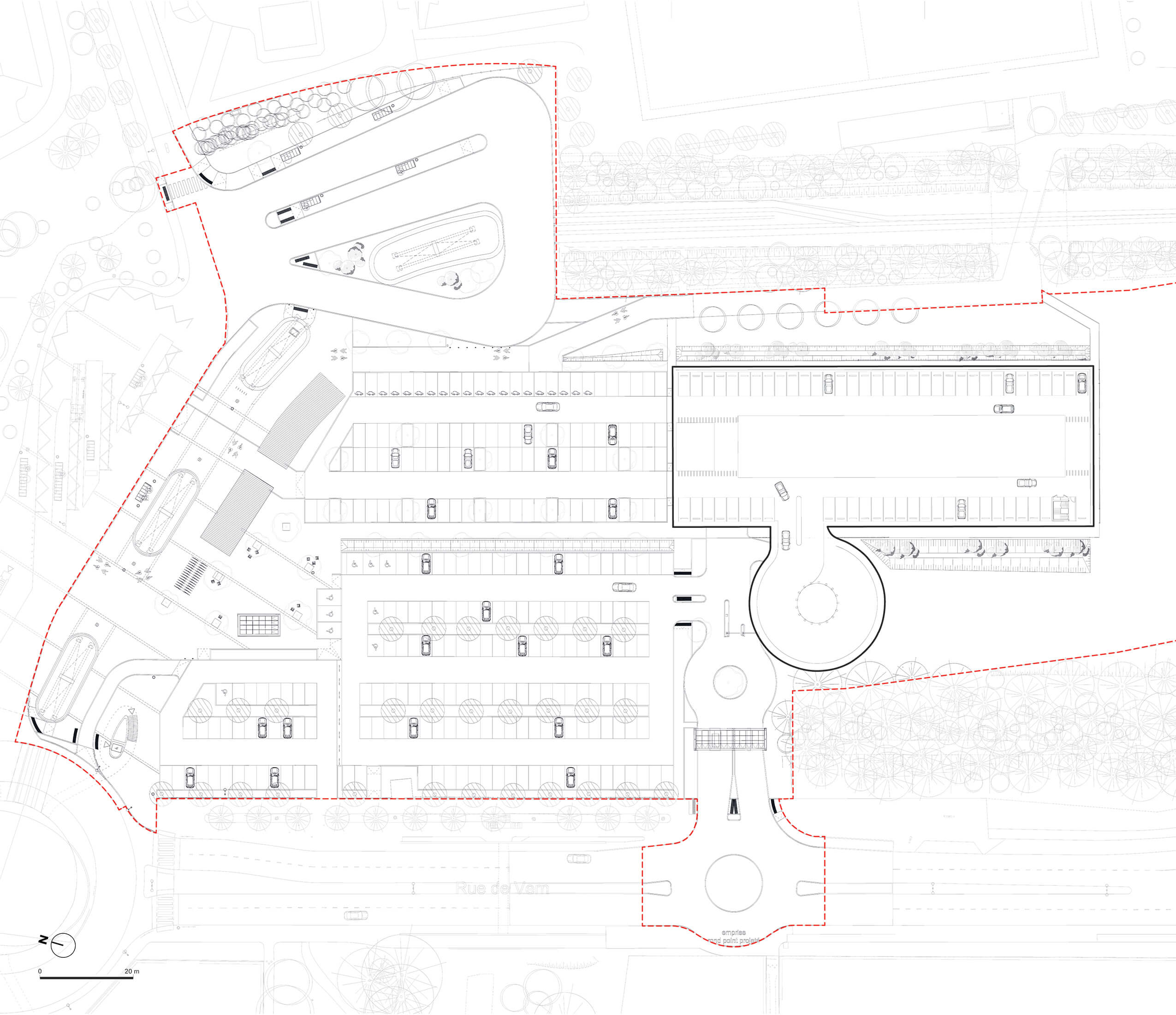 La Poterie Transit Hub rnp_dce_plan_masse_250e