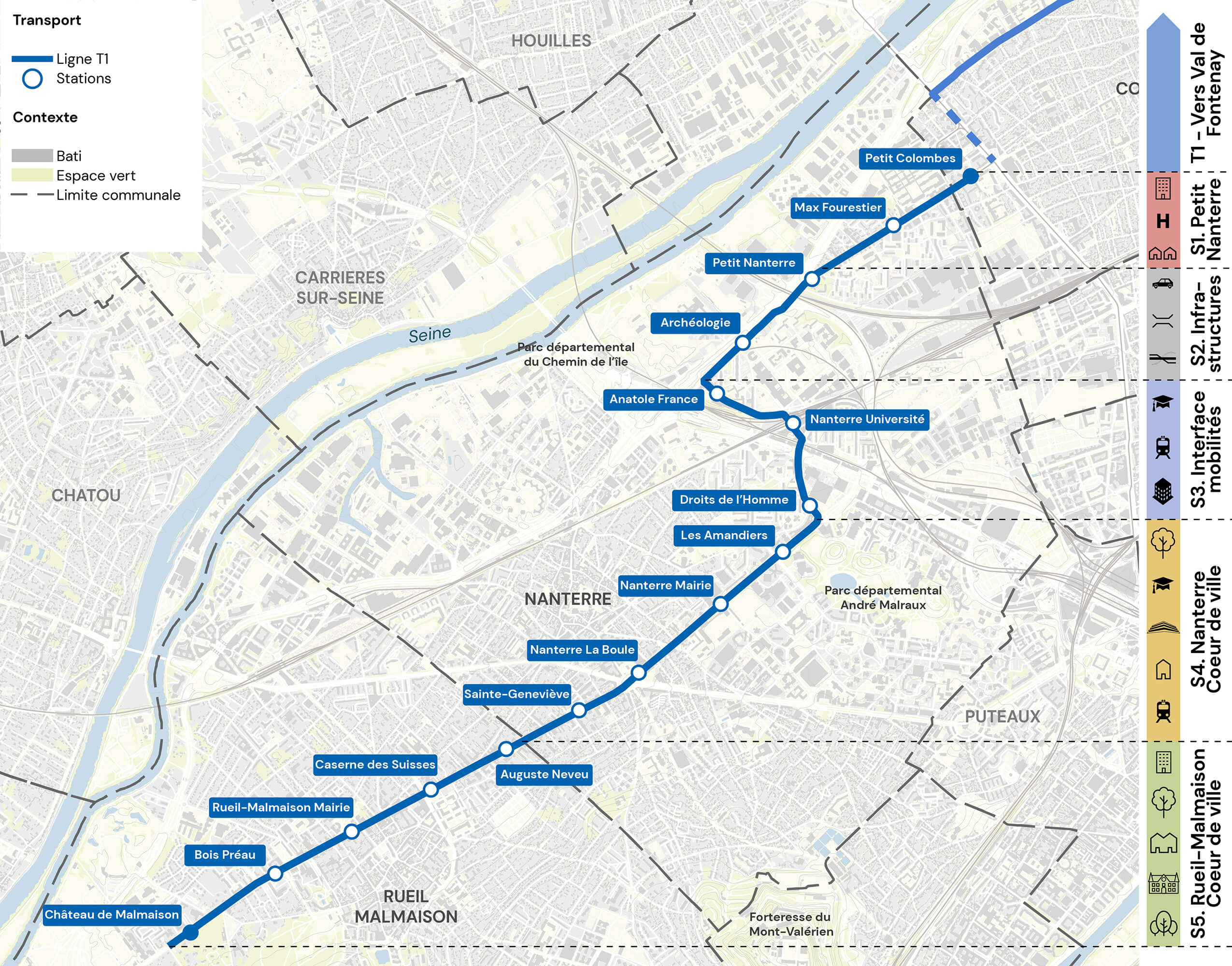 Le prolongement du tramway T1 t1n_synoptique-carre_fond-de-plan