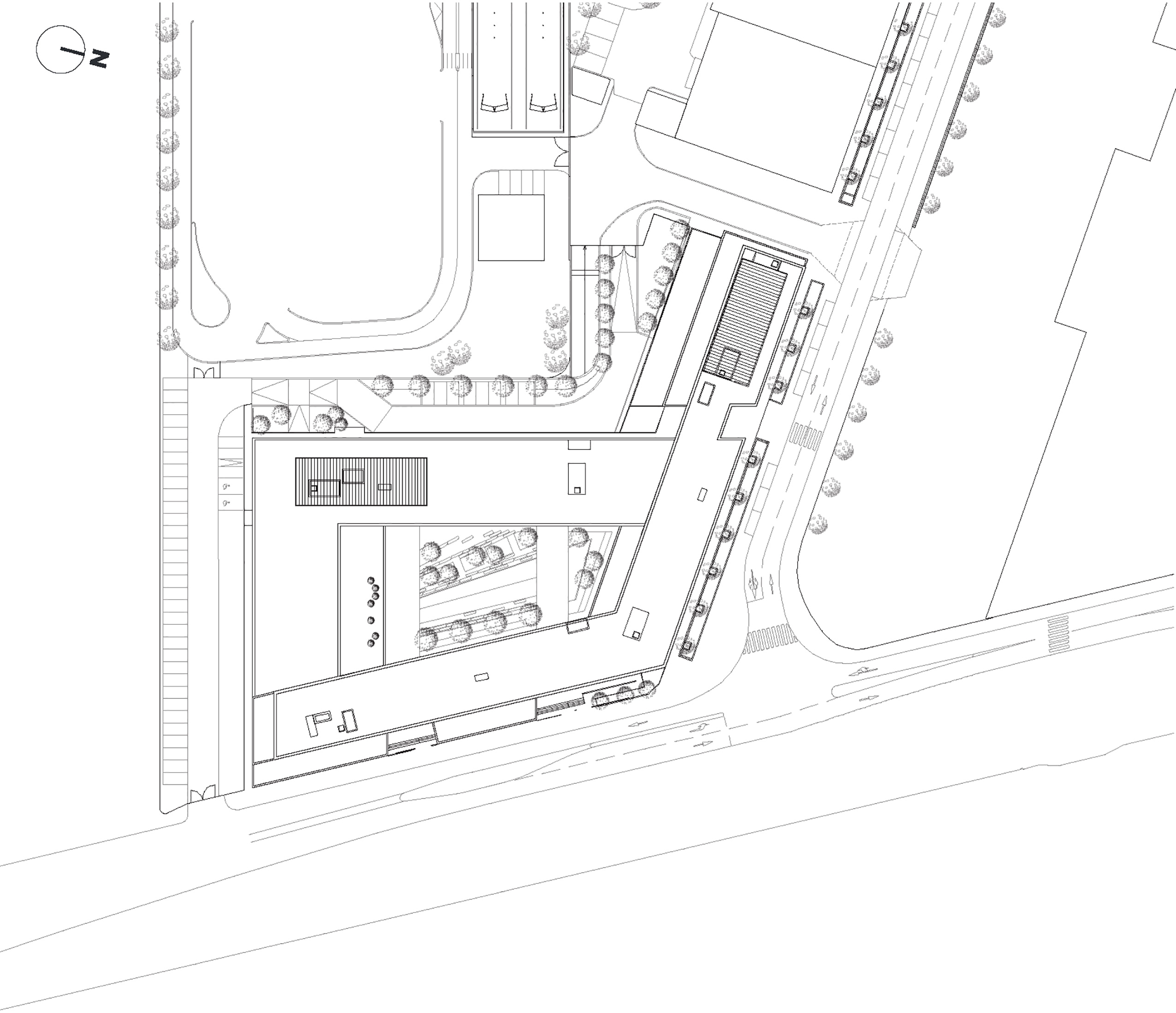 Les bureaux du Canal saint-denis_plan-masse