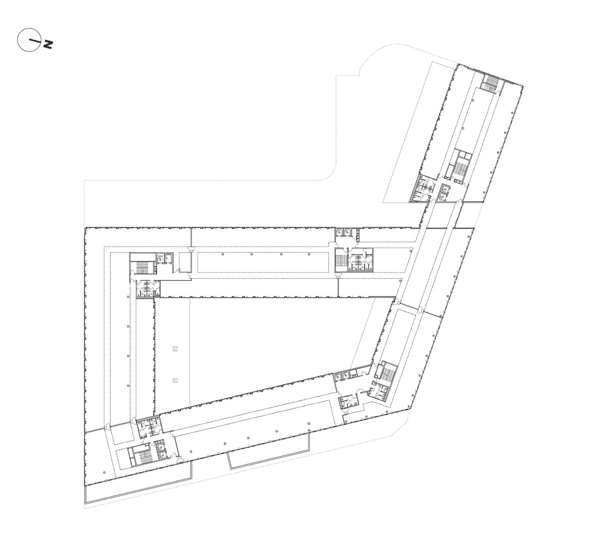 Les bureaux du Canal saint-denis_plan-etage-courant