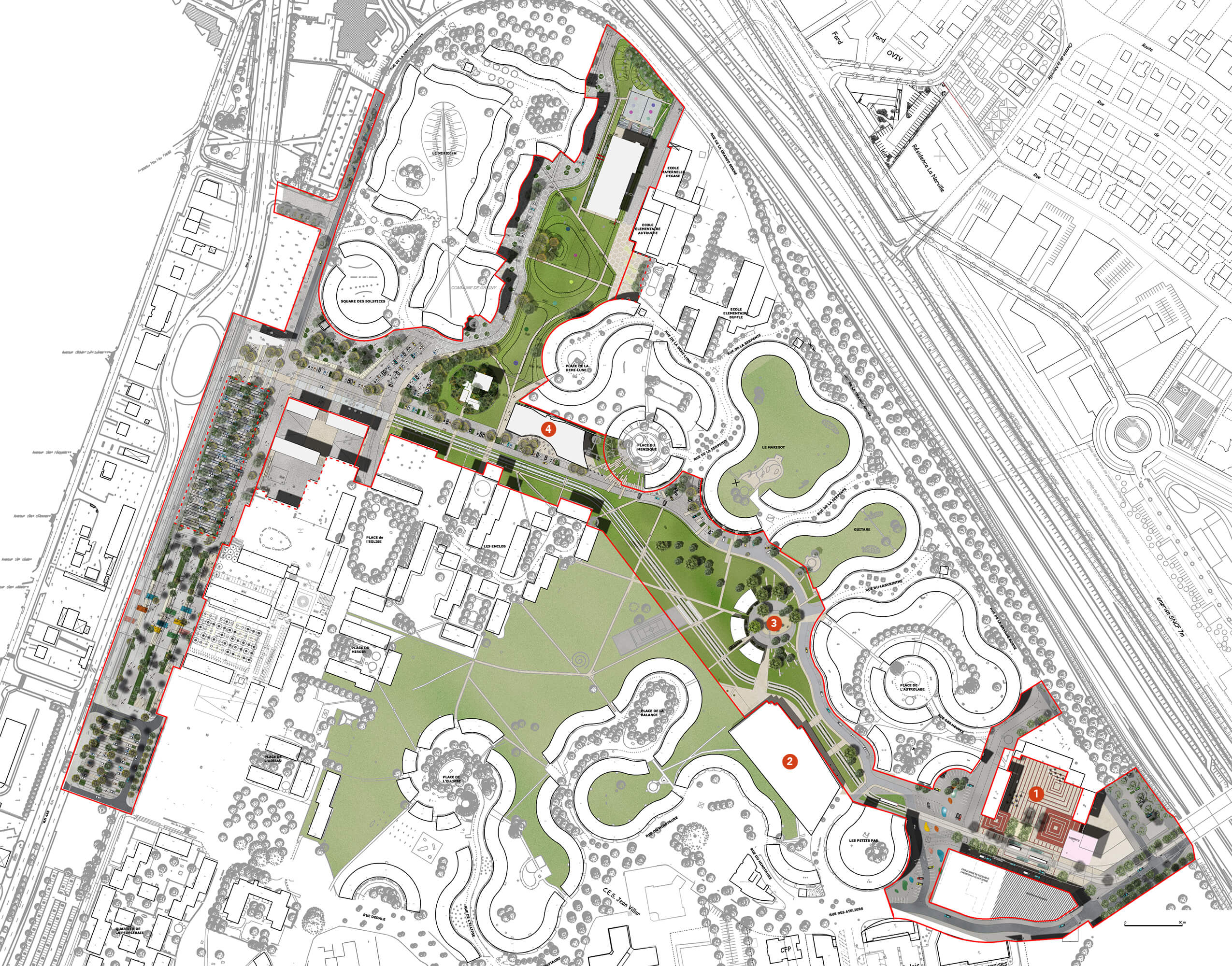La requalification des espaces publics de la Grande Borne plan-a3-general